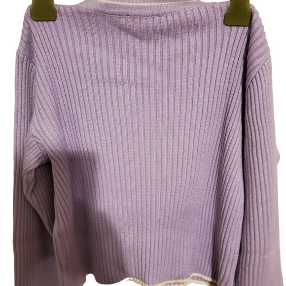 MSGM SWEATER PURPLE FOR GIRLS Size 12 - Picture 7 of 7